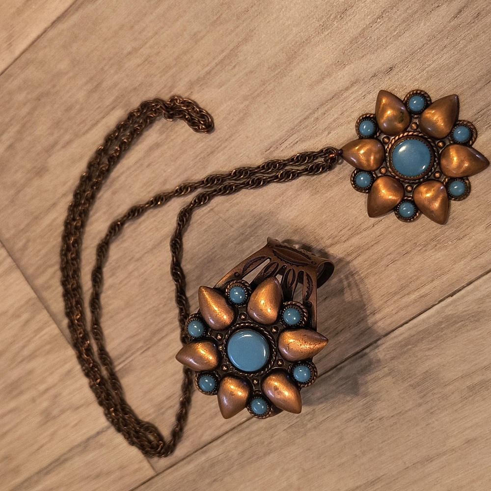 Copper bracelet set